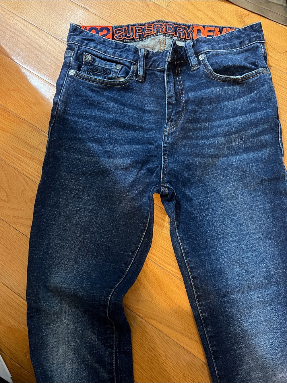 Superdry Men’s Indigo Slim Straight Jeans